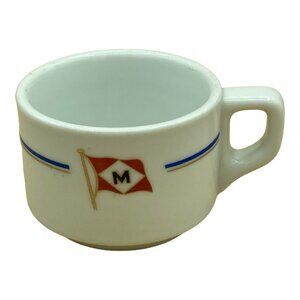 Seltmann Weiden Bavaria Restaurant Ware Coffee Mug Yacht Club Flag M